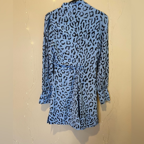 $550 A.L.C Marcella Leopard Print Dress - Picture 11 of 14